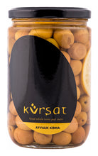 Load image into Gallery viewer, Kürşat 660 cc Ayvalık Naturel Kırma Yeşil Zeytin