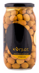 Kürşat 1000 cc Ayvalık Naturel Çizik Yeşil Zeytin