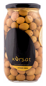 Kürşat 1000cc Ayvalık Naturel Kırma Yeşil Zeytin