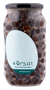 Kürşat 1000 cc Ayvalık Naturel Siyah Zeytin